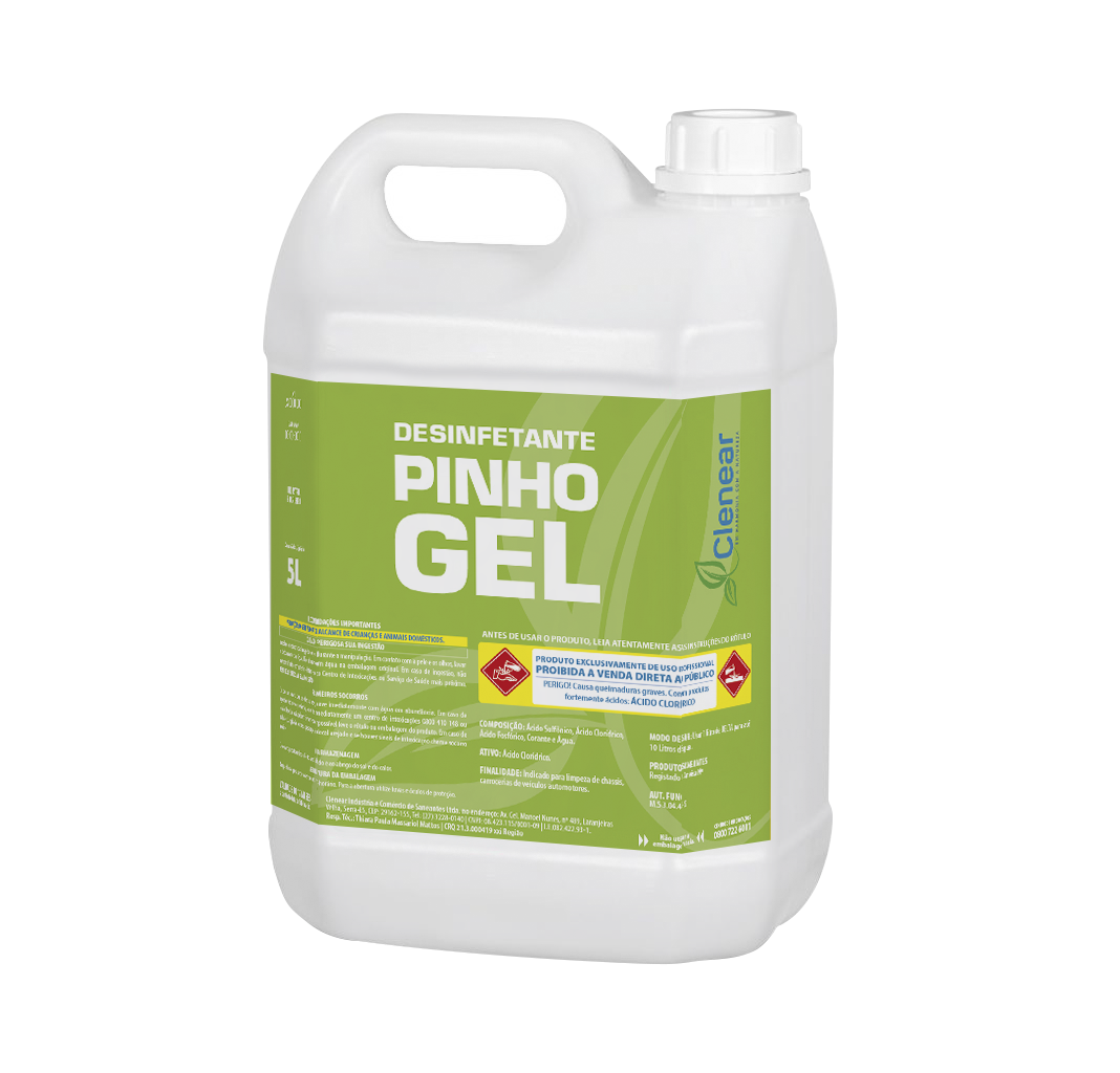 Desinfetante Pinho Gel Clenear