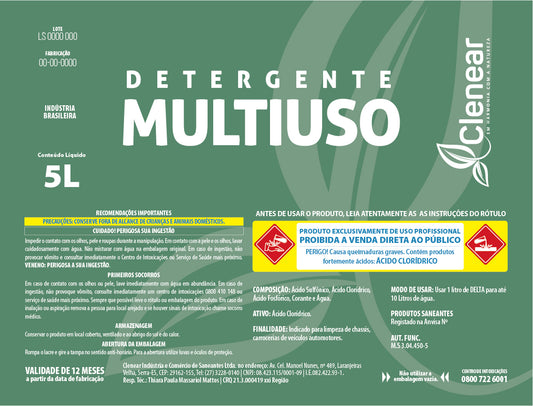 Detergente Multiuso Clenear